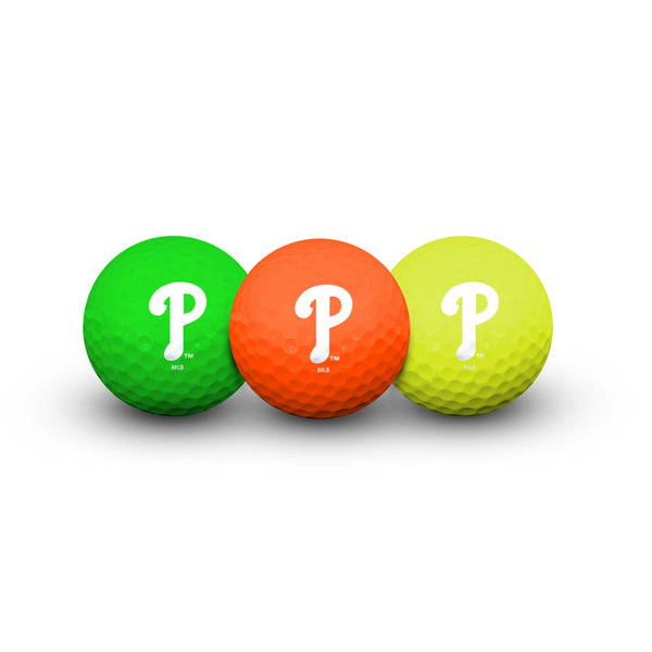 Philadelphia Phillies 3 Golf Balls In Clamshell