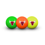 Chicago Bulls 3 Golf Balls In Clamshell