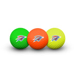 Oklahoma City Thunder 3 Golf Balls In Clamshell