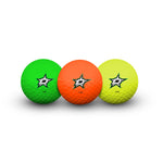 Dallas Stars 3 Golf Balls In Clamshell