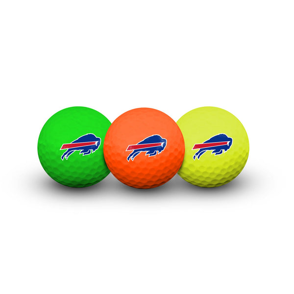 Buffalo Bills 3 Golf Balls In Clamshell