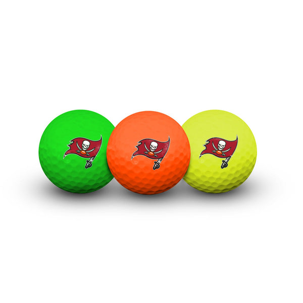 Tampa Bay Buccaneers 3 Golf Balls In Clamshell