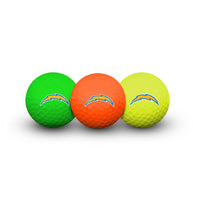 Los Angeles Chargers 3 Golf Balls In Clamshell