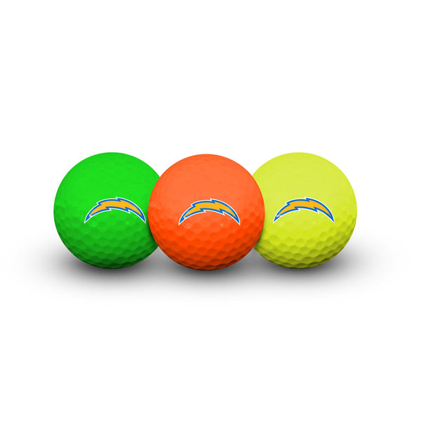 Los Angeles Chargers 3 Golf Balls In Clamshell
