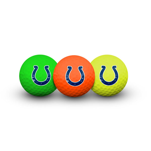 Indianapolis Colts 3 Golf Balls In Clamshell