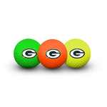 Green Bay Packers 3 Golf Balls In Clamshell