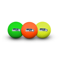 Seattle Seahawks 3 Golf Balls In Clamshell