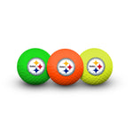 Pittsburgh Steelers 3 Golf Balls In Clamshell