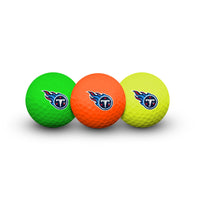 Tennessee Titans 3 Golf Balls In Clamshell