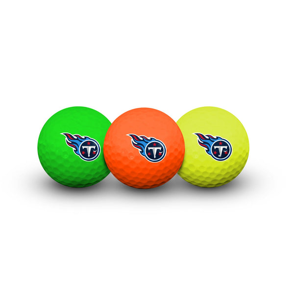 Tennessee Titans 3 Golf Balls In Clamshell