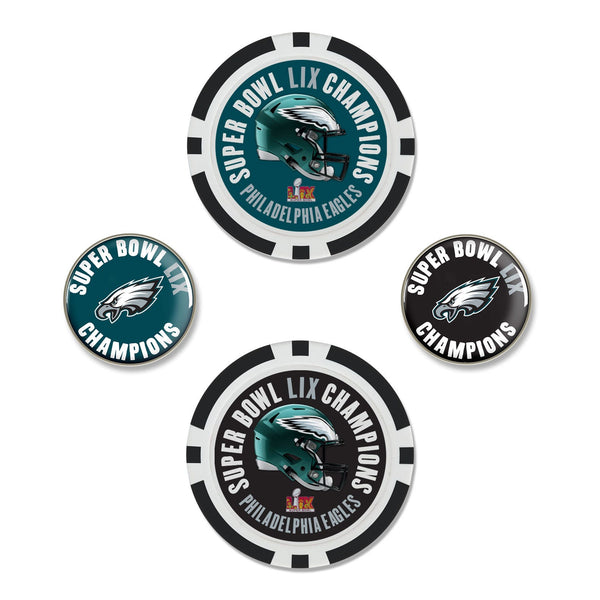 Super Bowl Champions Philadelphia Eagles Ball Marker Set of four