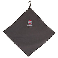 Wholesale-Ohio State Buckeyes Towel - Grey Microfiber 15" x 15"