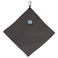 Wholesale-North Carolina Tar Heels Towel - Grey Microfiber 15" x 15"