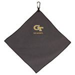 Wholesale-Georgia Tech Yellow Jackets NEW LOGO Towel - Grey Microfiber 15" x 15"