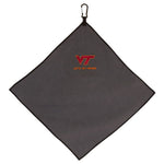 Wholesale-Virginia Tech Hokies Towel - Grey Microfiber 15" x 15"