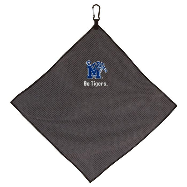Wholesale-Memphis Tigers Towel - Grey Microfiber 15" x 15"