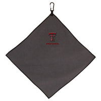 Wholesale-Texas Tech Red Raiders Towel - Grey Microfiber 15" x 15"