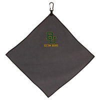 Wholesale-Baylor Bears Towel - Grey Microfiber 15" x 15"