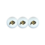 Wholesale-Colorado Buffaloes 3 Golf Balls In Clamshell