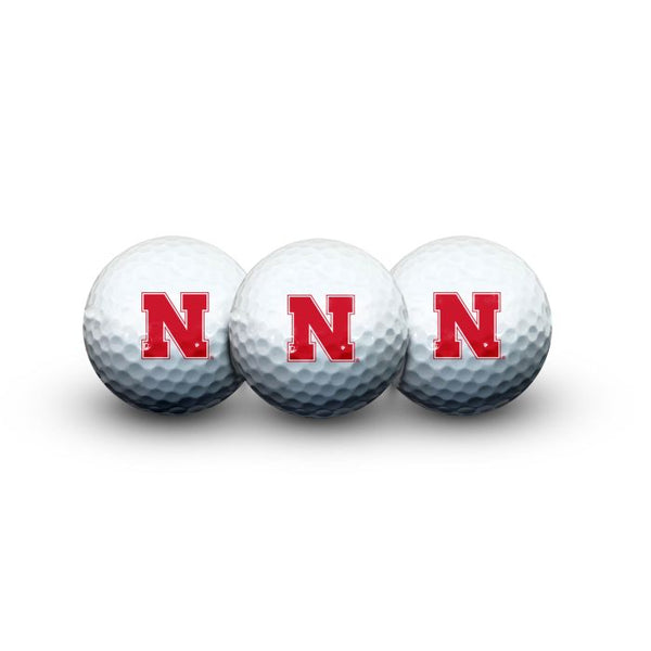 Wholesale-Nebraska Cornhuskers 3 Golf Balls In Clamshell