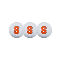 Wholesale-Syracuse Orange 3 Golf Balls In Clamshell