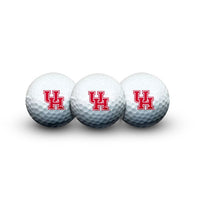 Wholesale-Houston Cougars 3 Golf Balls In Clamshell