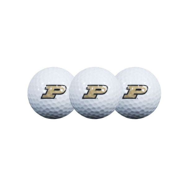 Wholesale-Purdue Boilermakers 3 Golf Balls In Clamshell