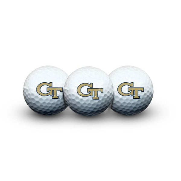 Wholesale-Georgia Tech Yellow Jackets 3 Golf Balls In Clamshell