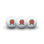 Wholesale-Maryland Terrapins 3 Golf Balls In Clamshell