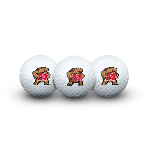 Wholesale-Maryland Terrapins 3 Golf Balls In Clamshell