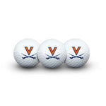 Wholesale-Virginia Cavaliers 3 Golf Balls In Clamshell