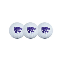 Wholesale-Kansas State Wildcats 3 Golf Balls In Clamshell