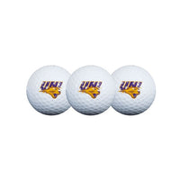 Wholesale-Northern Iowa Panthers 3 Golf Balls In Clamshell