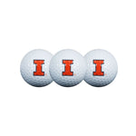 Wholesale-Illinois Fighting Illini 3 Golf Balls In Clamshell