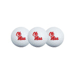 Wholesale-Ole Miss Rebels 3 Golf Balls In Clamshell