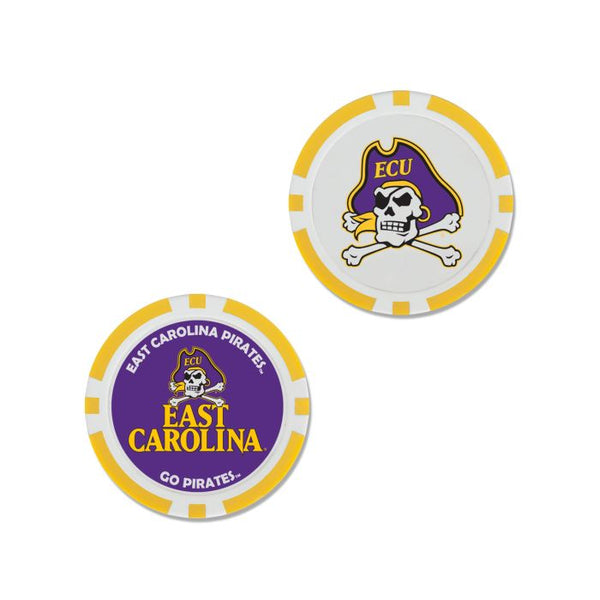 Wholesale-East Carolina Pirates Ball Marker - Oversized indiv.