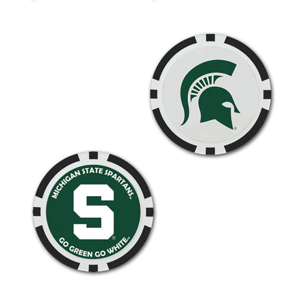 Wholesale-Michigan State Spartans Ball Marker - Oversized indiv.