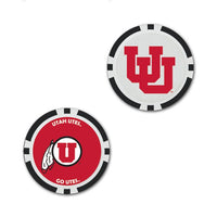 Wholesale-Utah Utes Ball Marker - Oversized indiv.